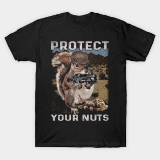 Tail Tales Squirrel Saga, Protect Your Nuts Tee for Nature Lovers T-Shirt